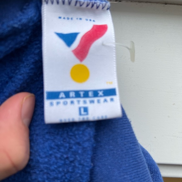 VINTAGE NEW YORK GIANTS HOODIE -blue-L - Picture 2 of 5